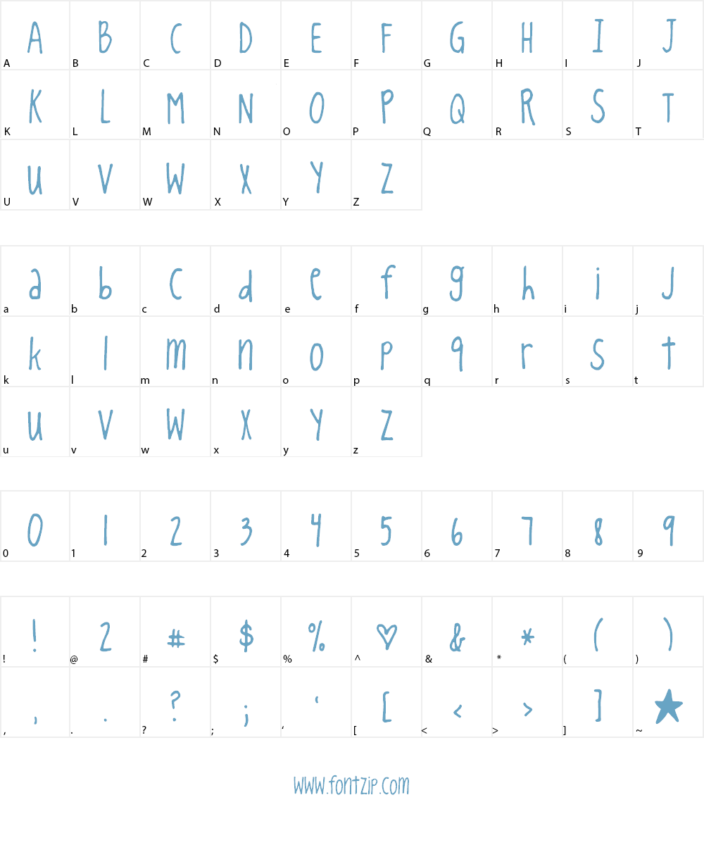king cooL KC Font Character